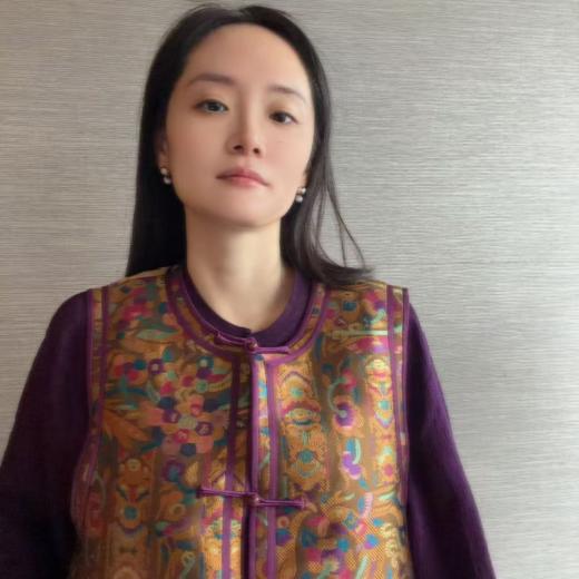 【咕咕同款】NANSONGSILK/NS新中式新款国风圆领提花盘扣新中式坎肩马甲M1D536106Y南宋 商品图2