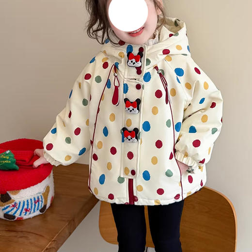 裁缝学苑TS32女童夹棉外套纸样儿童加厚二棉童装棉衣上衣版型图纸 商品图5