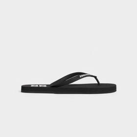 DSQUARED2 男士字母徽标贴片人字拖鞋 黑色 FFM0001 17208765 2124