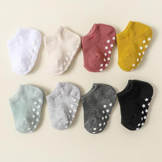 跨境专供8双装男女婴短袜舒适透气防汗防臭防滑地板袜四季款 商品图0