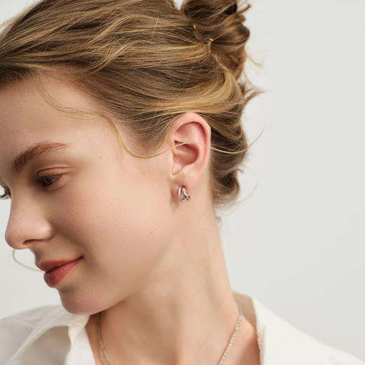 ARSIS｜自由搭配系列 循光双层耳钉 商品图2