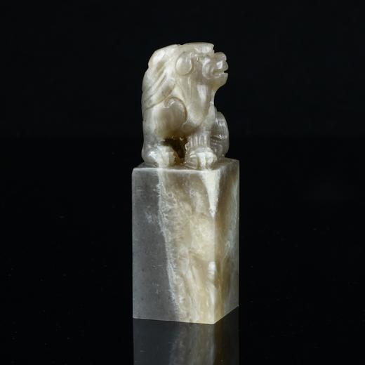 孤品17815长白石貔貅钮方章姓名章刀感佳2.5*2.5*8.1cm 商品图3