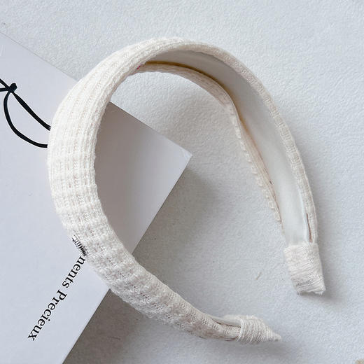 百搭通勤韩版气质宽版针织发箍-纪念日百货门店同款169453021 商品图3