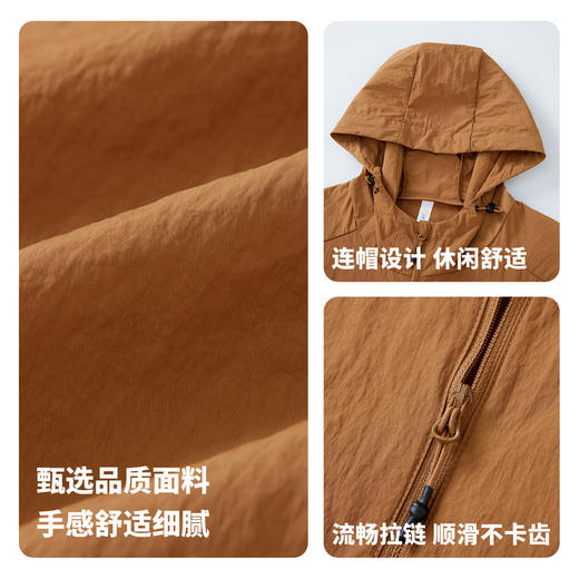 【男女同款】圣得西休闲户外防晒衣男款2026新款春季连帽夹克外套 商品图4