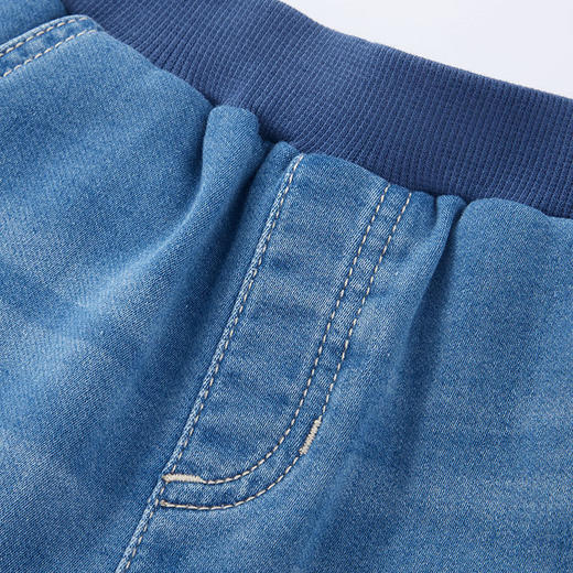 英氏儿童牛仔裤22秋冬新款纯棉双层柔软长裤男童裤子YRKCJ32228A 商品图1