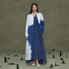 【林栖设计小店】植物染色|手工植物蓝苎麻宽松显瘦2026春新款扇形连衣裙1961021 商品缩略图4