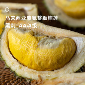 企鹅市集|马来西亚 黑刺榴莲 液氮冷冻整颗榴莲 浓郁香甜