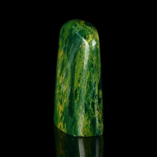 孤品17817翡翠绿孔雀绿随形章书画闲章引首章1.8*4.2*5.5cm 商品图3