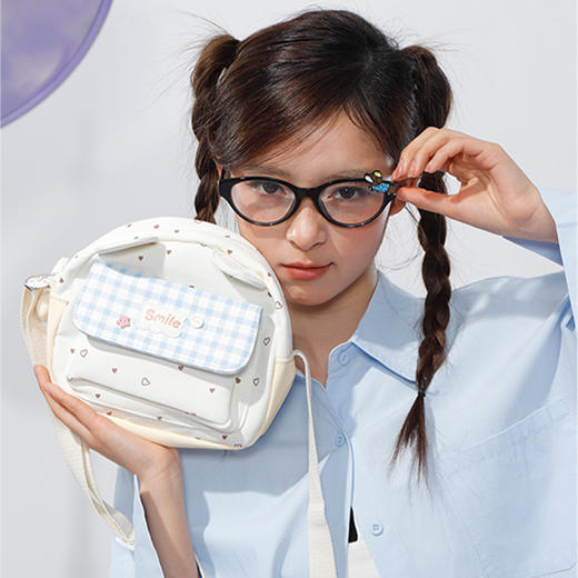 爱心熊耳萌趣卡通包包斜挎包-纪念日百货门店同款169259202 商品图3