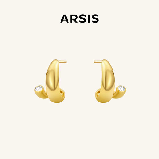 ARSIS｜自由搭配系列 循光小耳钉 商品图1