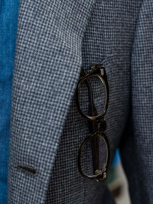 Orazio Luciano 灰色千鸟格单西 商品图5