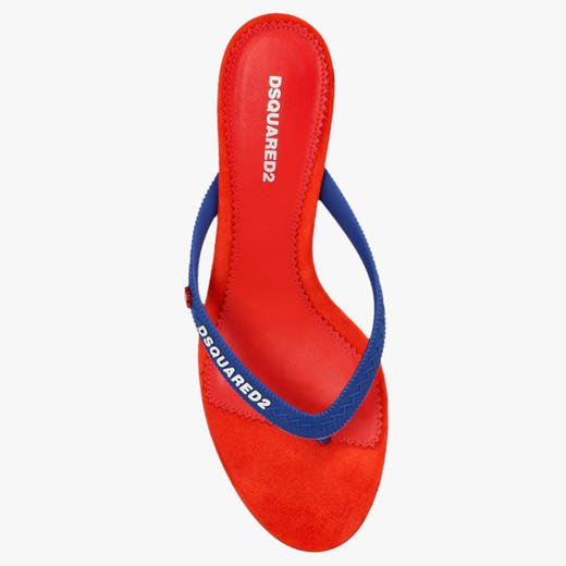 DSQUARED2 女士字母徽标中跟凉鞋 混色 MHW0050 17200001 M4256 商品图3