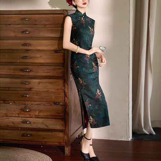 裁缝学苑AH123古法复古改良全开襟旗袍纸样女装无袖立领修身样板 商品图1