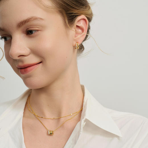 ARSIS｜自由搭配系列 循光双环叠链 商品图6