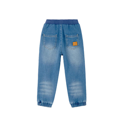 英氏儿童牛仔裤22秋冬新款纯棉双层柔软长裤男童裤子YRKCJ32228A 商品图4