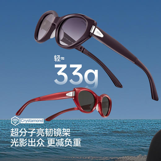 【春上新】【新品】6楼蕉下猫眼折叠墨镜FD024吊牌价329 商品图2