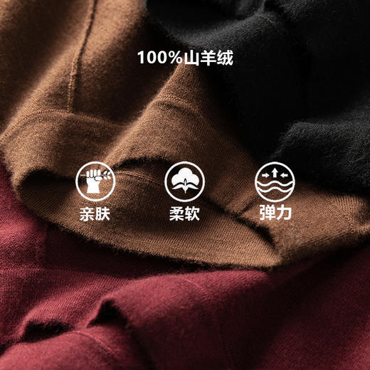 自在春天~100%超细精纺羊绒衫女圆领百搭毛衣打底针织衫CYR260529 商品图1