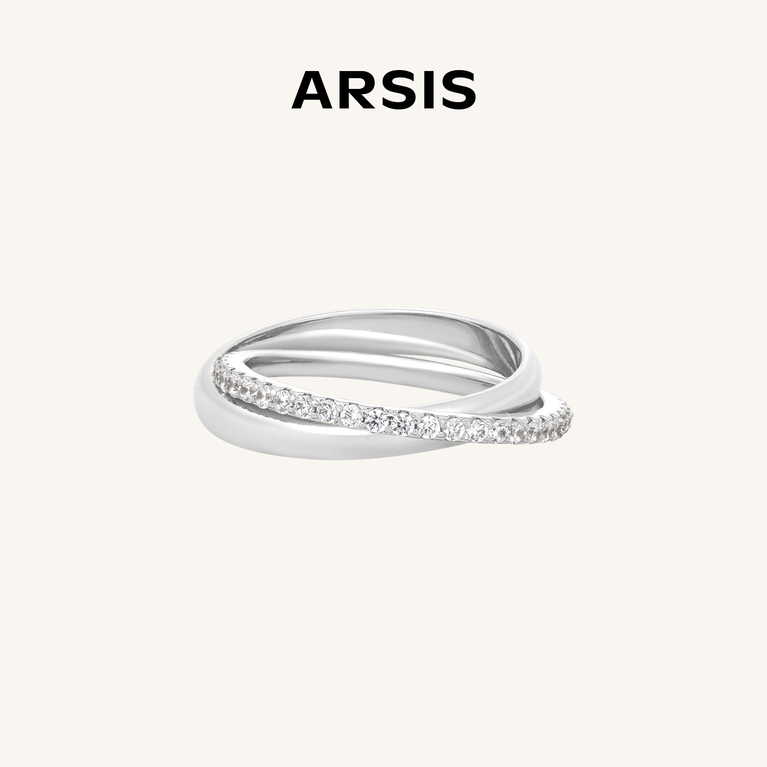 ARSIS｜自由搭配系列 循光双环戒指