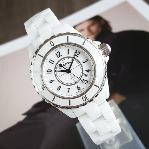【95新】CHANEL 香奈儿H0968石英机芯日期显示33MM（女款）J12系列陶瓷300126NJS22 商品图4