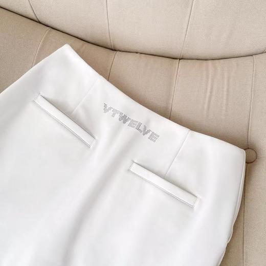 V12*家早春新款女士加绒半裙，弹力面料复合加绒W822462-54 商品图0