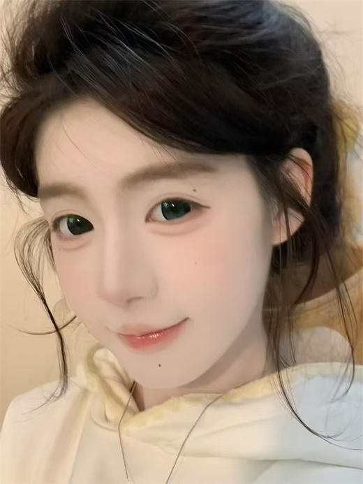 【满着色】MIMIPARK 黑糖珍珠泪 日抛 直径14.5mm日常美瞳 黑色 商品图0