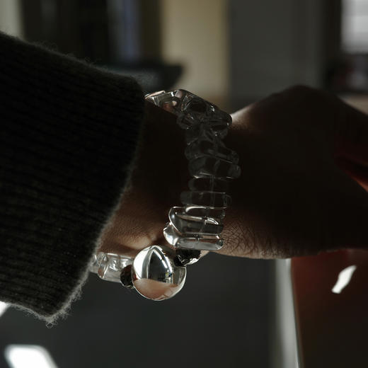 「初之光」白水晶手串 | 适合腕围15-15.5cm 双A级白水晶手链 to me 天然石饰品 商品图5