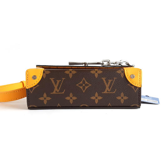 【98新】LV路易威登M12811迷你老花拼橙色steamer插销包单肩斜挎包中性款090226AK45 商品图4