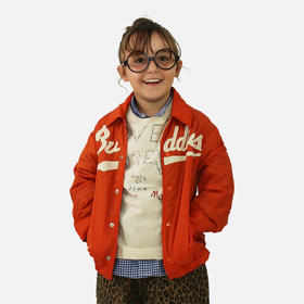 DD日本童装 DENIM DUNGAREE 复古徽章 MX ELEVEN 教练夹克