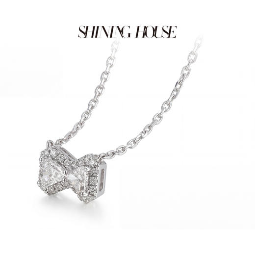 Forever·永恒之环系列 [ShiningHouse培育] 18k金钻石项链 专利特切钻石星运钻人工真钻人造钻石K金项链时尚钻石项链【此商品不支持7天无理由退货退款】预计3日发货 商品图3