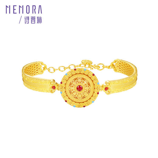 【新品首发】灵转八宝（豪华版）黄金足金手链【按克计价黄金2】成熟女性MEMORA诗普琳GB319901 商品图8