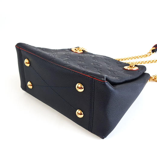 【95新】LV路易威登M43750深蓝色全皮Surene bb链条包单肩包女士090226NJM07 商品图6