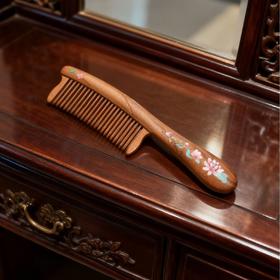 精品桃木梳子天然家用木质木梳精致