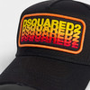 DSQUARED2 中性字母徽标贴片棉质棒球帽 黑色 BCM0977 05C00001 2124 商品缩略图4