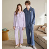 【品牌直发 换季焕新】芬腾情侣睡衣春秋季纯棉开衫长袖套装女款休闲宽松舒适男士家居服 商品缩略图4