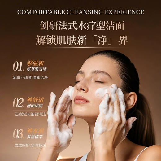 安珀妮白金级奢耀净澈洁面膏120g 商品图1