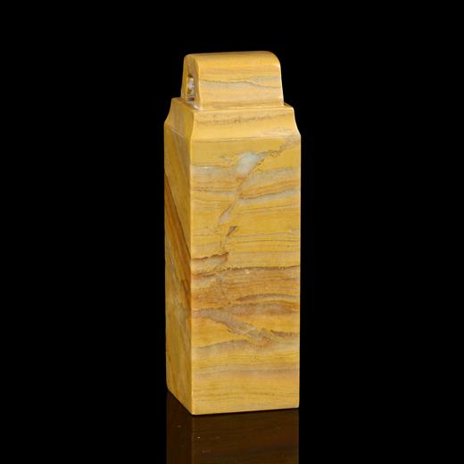 孤品17841木纹石鼻钮方章姓名章藏书章2.5*2.5*7.9cm 商品图3