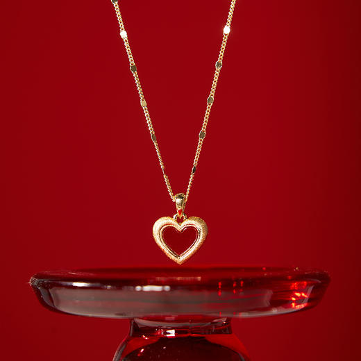 大英博物馆欧洲文化艺术项链心耀永恒爱心项链 商品图3