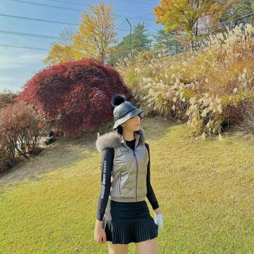 Masterbunny兔耳朵女士小百褶斜边印花短裙来了！磨毛弹力面料W821932-45 商品图1