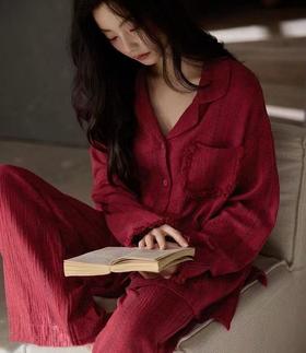 【春节不打烊】LANSHU岚束·南法假日自带br胸垫款流苏家居服/睡衣套装（爆仓下单七天发货）