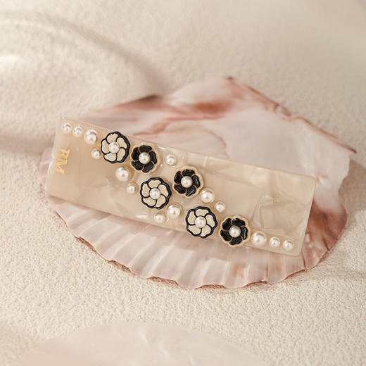 大英博物馆欧洲文化艺术系列浪漫山茶发夹 商品图2