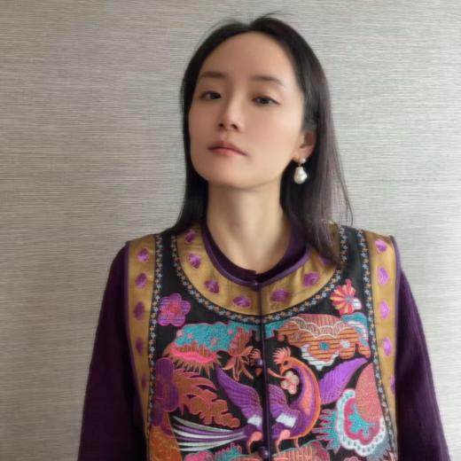 【咕咕同款】NANSONGSILK/NS【凤凰争鸣】新中式凤凰争鸣香云纱重工刺绣中式马甲M1D536083Y南宋 商品图2