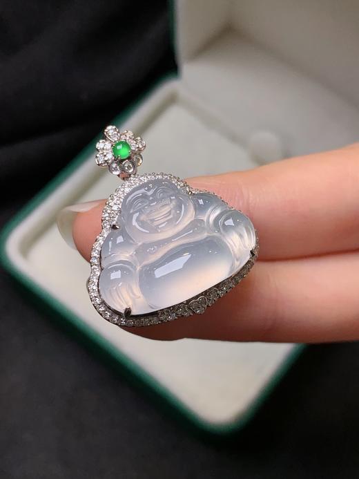 佛公翡翠吊坠 商品图2