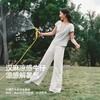 森柔|森马牛仔裤女夏季凉感抑菌宽松毛边汉麻阔腿裤2026新款长裤 商品缩略图2