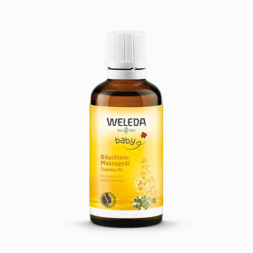 【品牌旗舰】WELEDA维蕾德 婴儿腹部按摩油50ml 抚触腹胀调理肠胃 商品图1