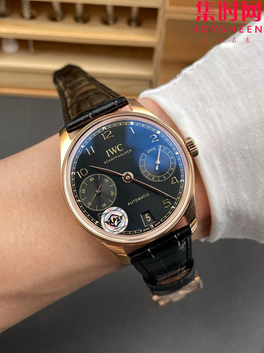 新品万国APS葡萄牙七日链系列 APS新款葡七 玫瑰金 男士腕表 商品图8