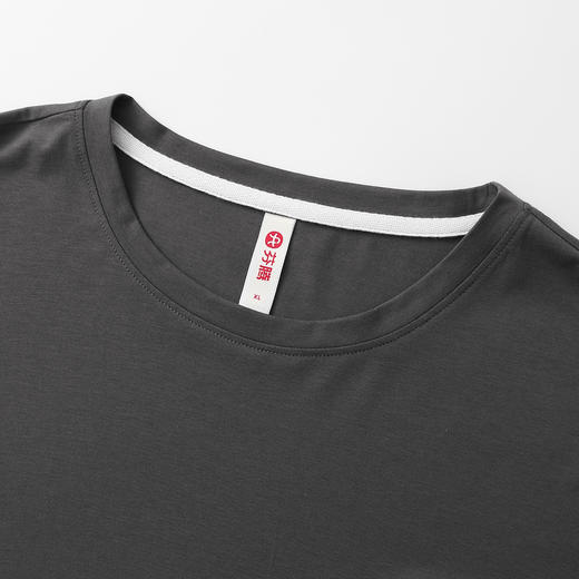 芬腾新款男士春秋季睡衣长袖长裤圆领套头纯棉简约全棉家居服套装 商品图2