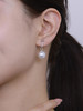 【挚友限定】(经典款/挂珠款)18K金澳白珍珠耳夹 真科研凤凰等级 商品缩略图1