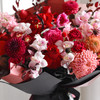 《福气满满》高原红红掌大花蕙兰大丽花花束 商品缩略图6