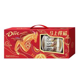 德芙Dove 丝滑牛奶巧克力马上得福礼盒 504g/盒
