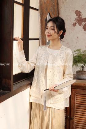 【门店同款】ENJOY春季“画中行”冷清舟中式马夹 169543801